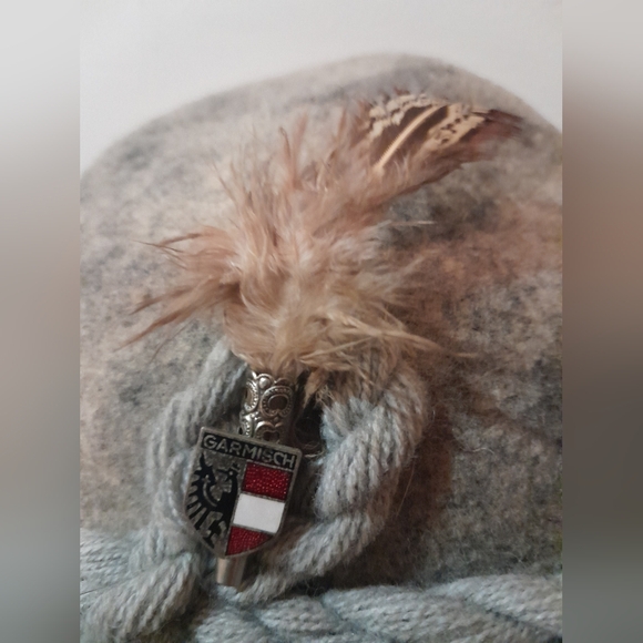 Authentic Handmade Tyrolean style felt hat, size 57 - Picture 8 of 12